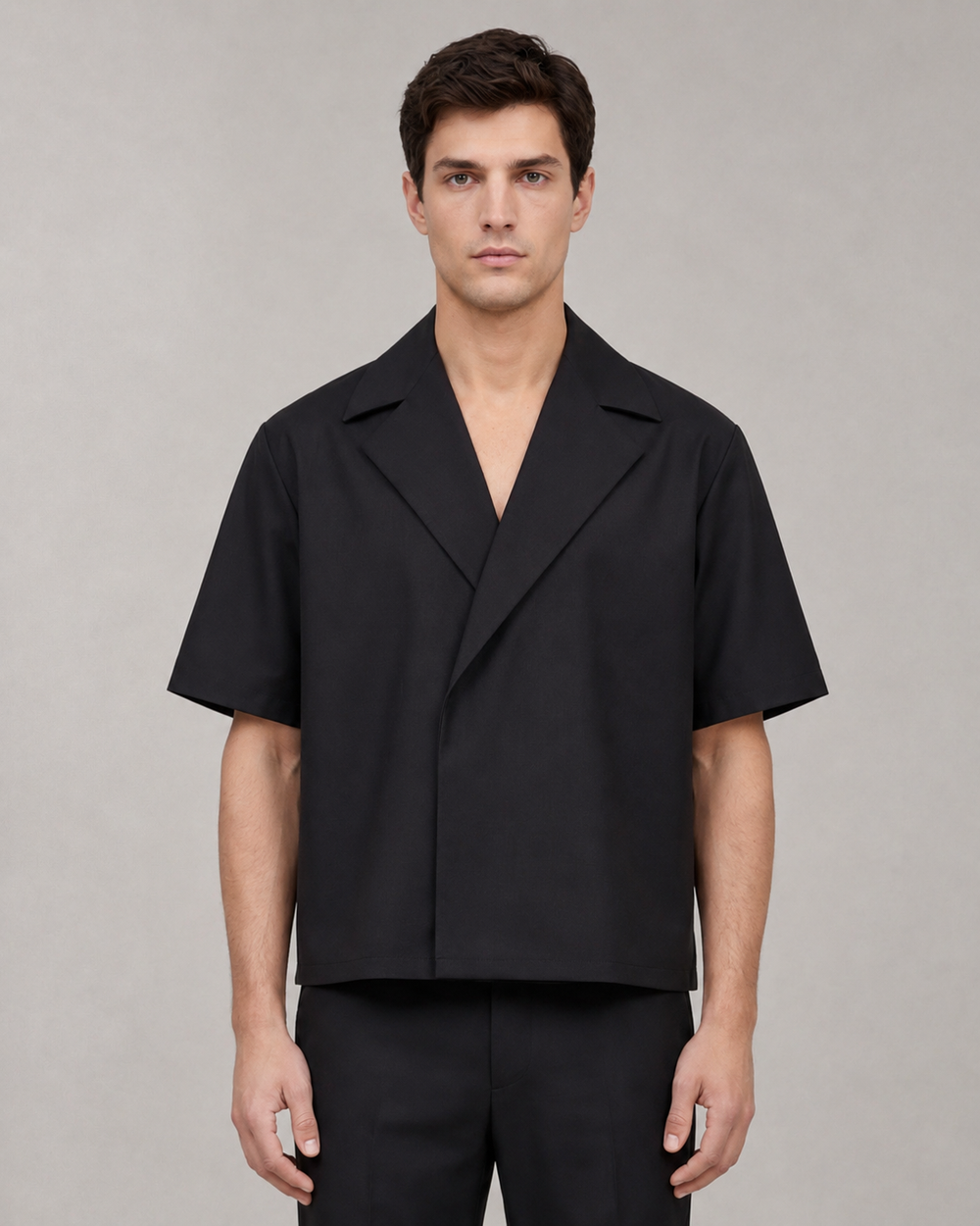 Structured Short Sleeve Overshirt