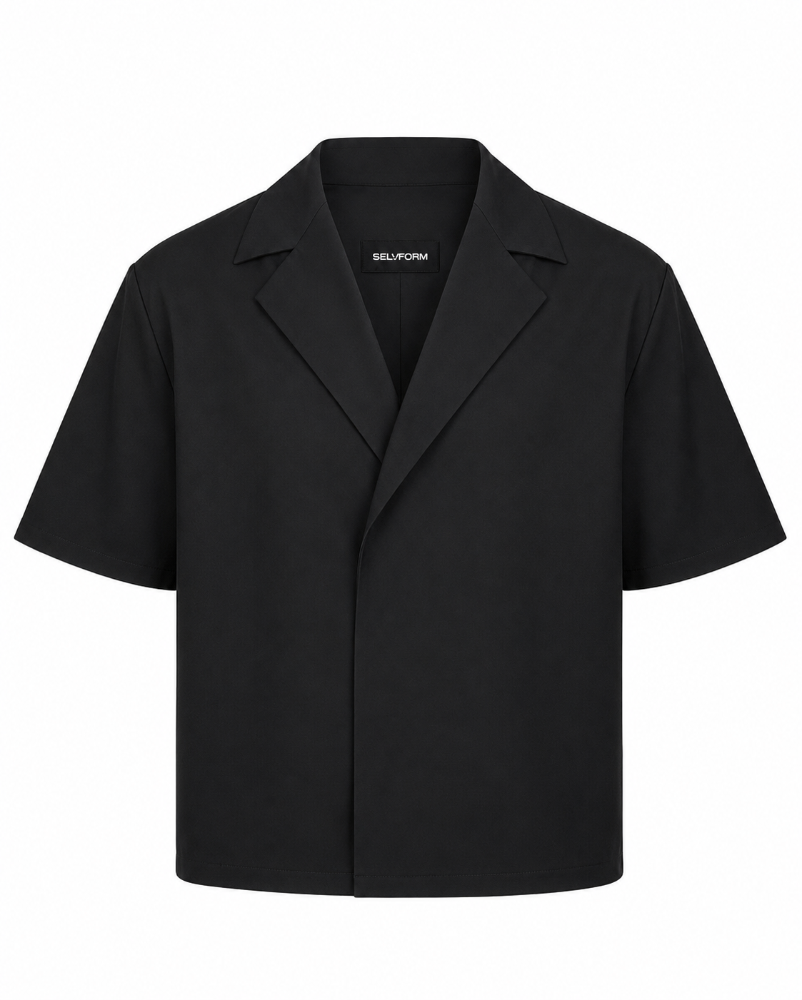 Strukturiertes Kurzarm-Overshirt